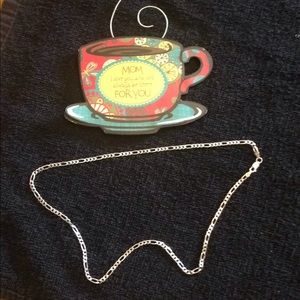 Sterling silver necklace.925 Italy.